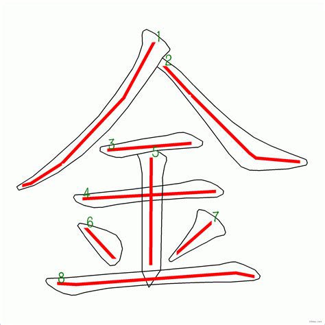 8畫屬金的字|8劃的字 8畫的字